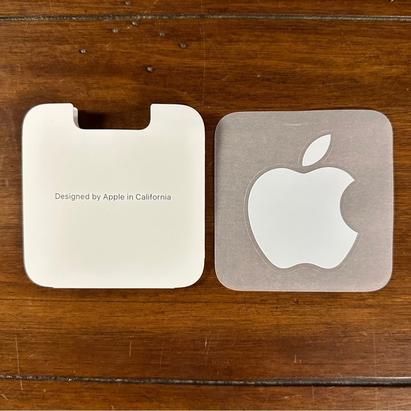 White Apple Logo Sticker - Picture 5 of 6